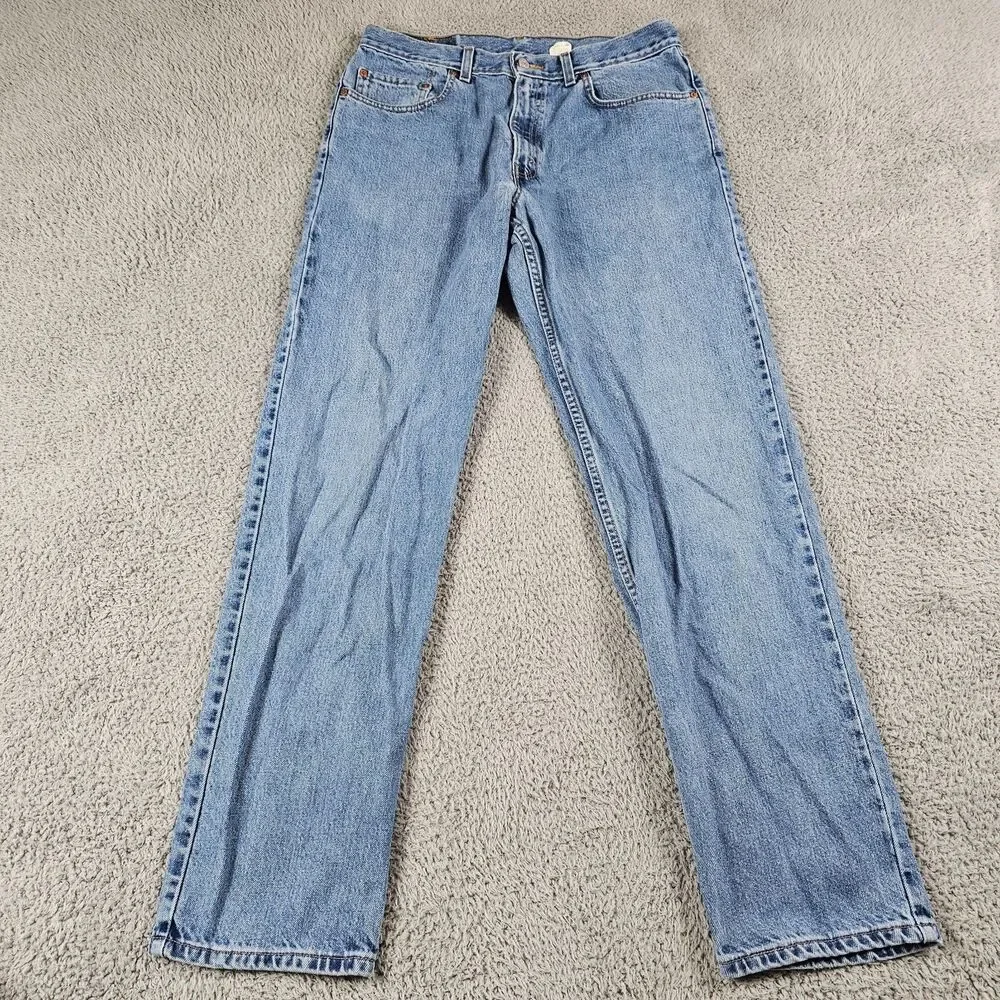 Vintage Levis 550 Jeans Mens 33x33 Relaxed Straight Distressed Grunge Y2K USA